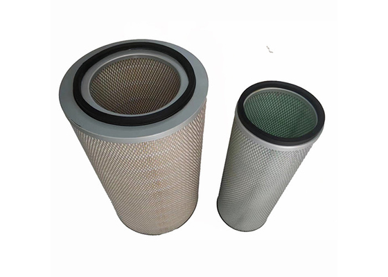 Pleated Industrial Cartridge Air Filters 304l Steel 0.1 Micron Dust Collector Filter